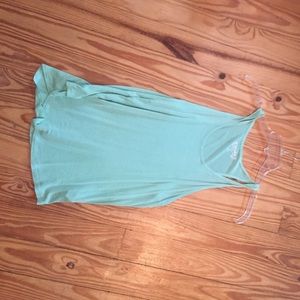 Green tank top